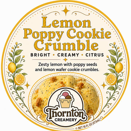 Lemon Poppy Cookie Crumble