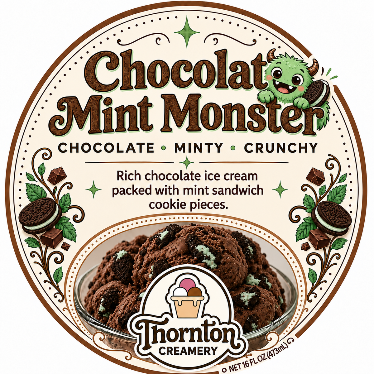 Chocolate Mint Monster