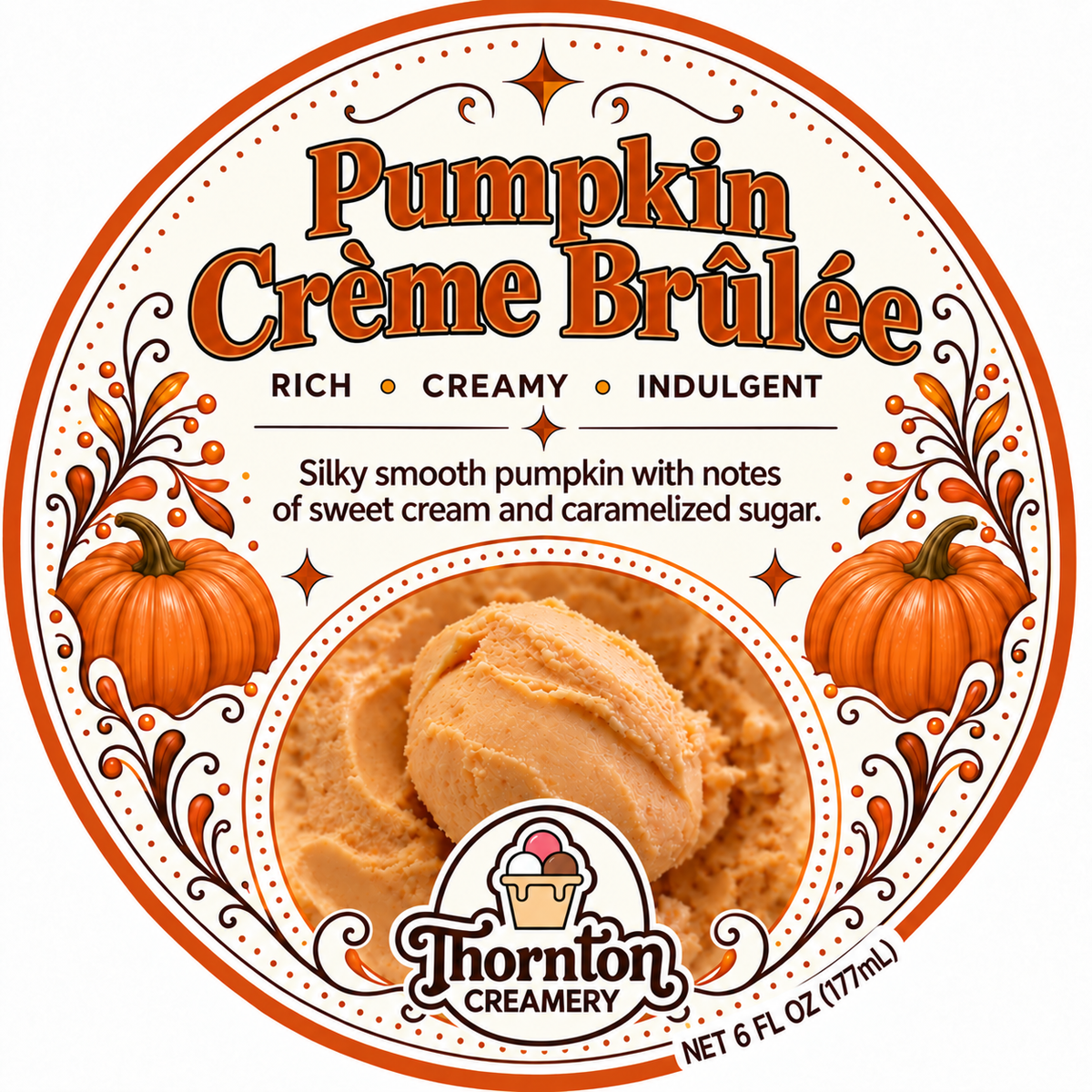 Pumpkin Creme Brulee Mini